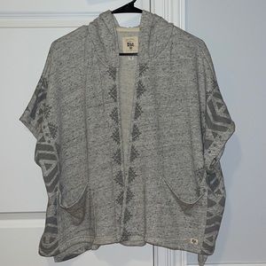 Billabong Girls Hooded Poncho Cover Up